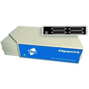 DIGI Serial adapter USB RS-232 4 ports 301-1000-04 - Click Image to Close